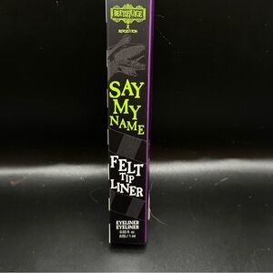 Beetlejuice x Revolution Say My Name Felt Tip Black Eye Liner NEW IN BOX